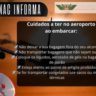 Cuidados no aeoroporto ao embarcar