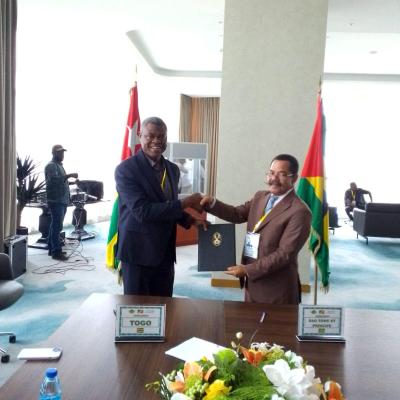São Tomé e Togo- Memorando Entendimento